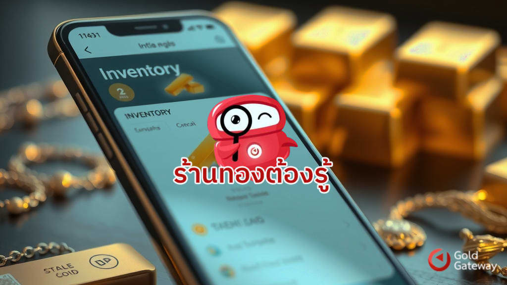 จัดการสต็อกทองคำผ่านมือถือ แม่นยำ ไม่มีหาย