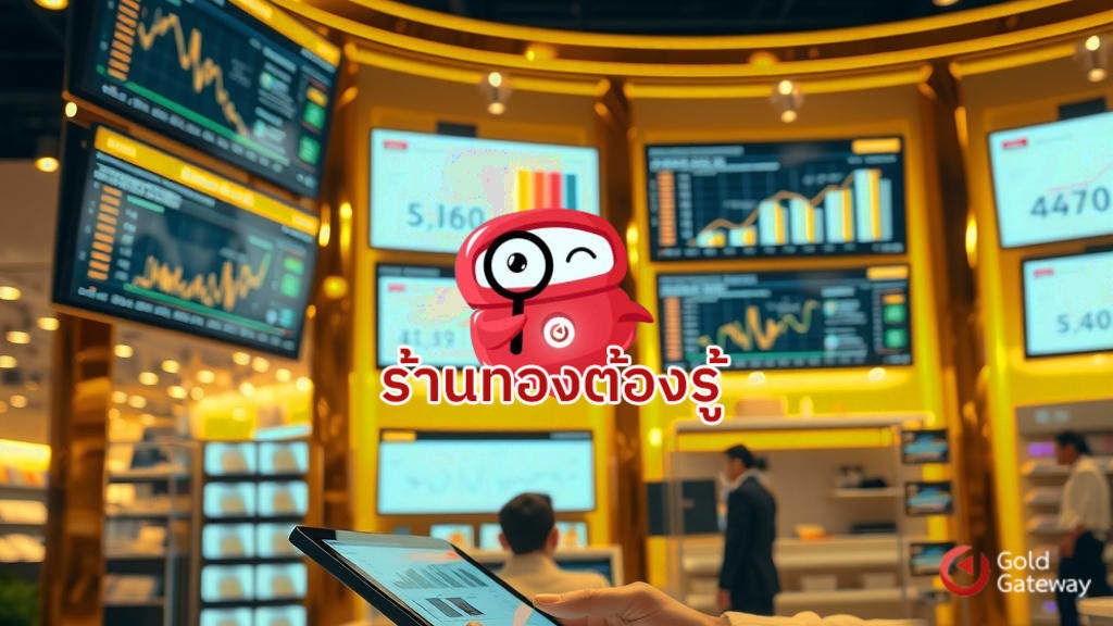 บริหารร้านทองหลายสาขา เห็นตัวเลขรวมศูนย์ได้จากทุกที่ทุกเวลา